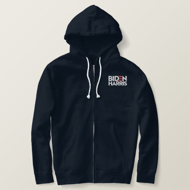 BIDENHARRIEN BESTICKTER HOODIE (Design vorne)