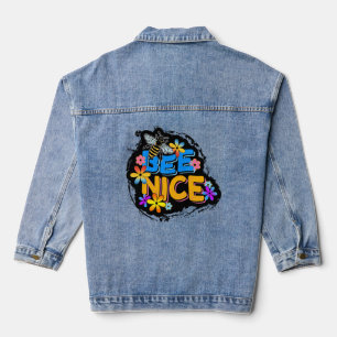 BIE SCHÖNE BLUMENNATUR JEANSJACKE