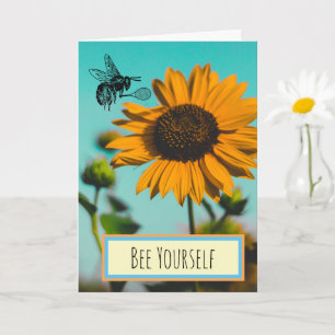 Bie Yourself Bumblebee Tennis Karte