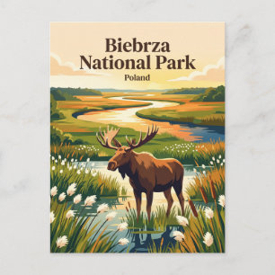 Biebrza-Nationalpark Polen Postkarte