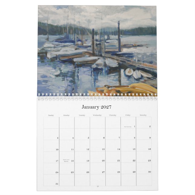 Biegung, Oregon Kalender (Jan 2027)