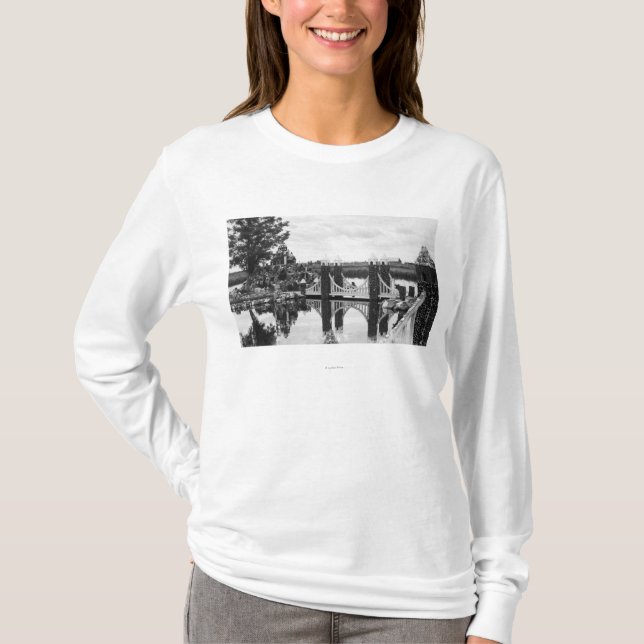 Biegung, Steingarten-Fotografie Oregons Petersons T-Shirt (Vorderseite)