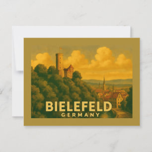 Bielefeld Deutschland Stadt Kunst Postkarte