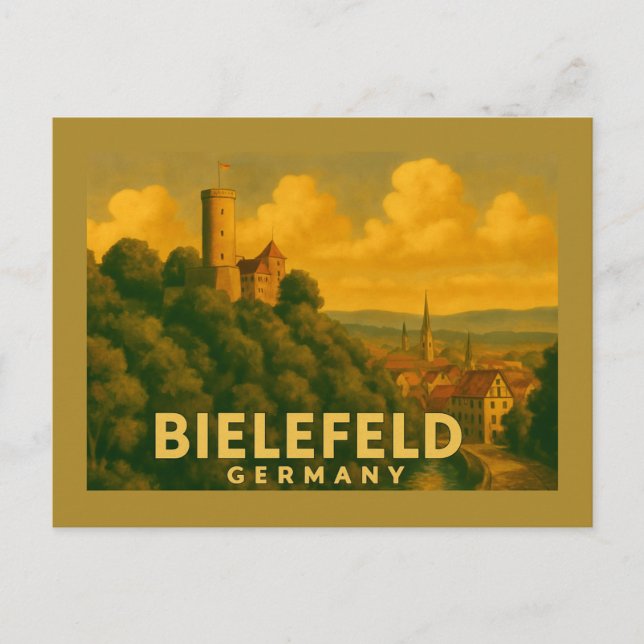 Bielefeld Germany City Art Postkarte (Vorderseite)