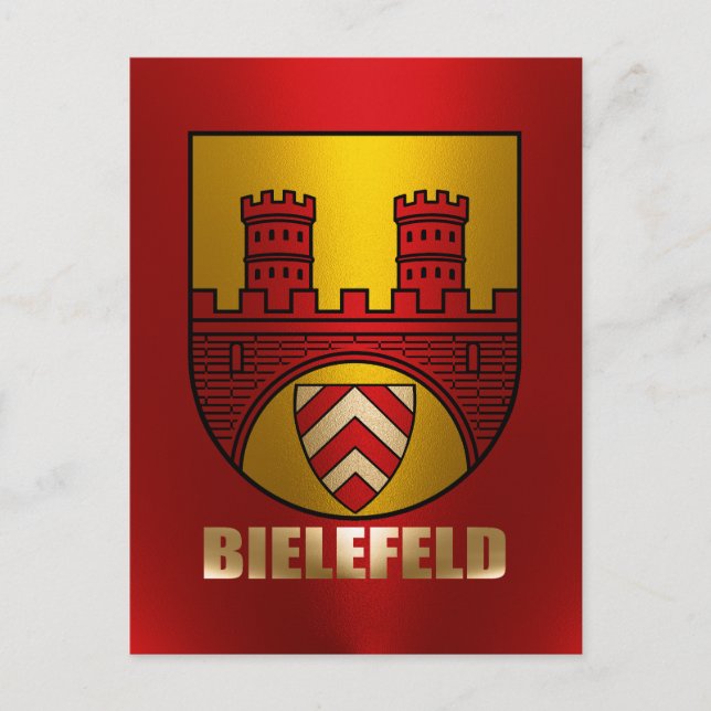Bielefeld Postkarte (Vorderseite)