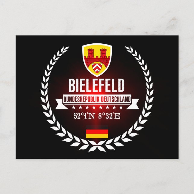 Bielefeld Postkarte (Vorderseite)