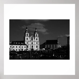 Biélorussie Беларусь Minsk Мінск Affiche d'archite
