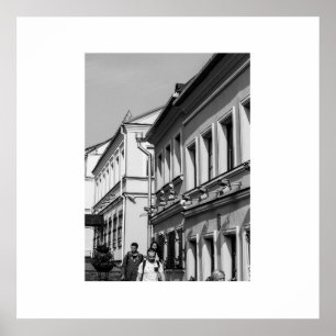 Biélorussie Беларусь Minsk Мінск Affiche d'archite