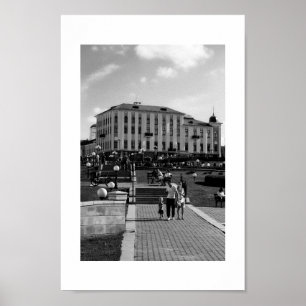 Biélorussie Беларусь Minsk Мінск Affiche d'archite