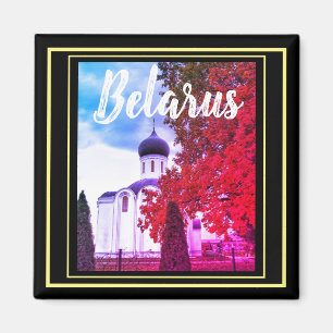 Biélorussie Architecture Eglise Magnet