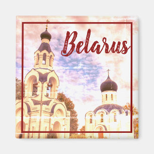 Biélorussie Architecture Eglise Magnet