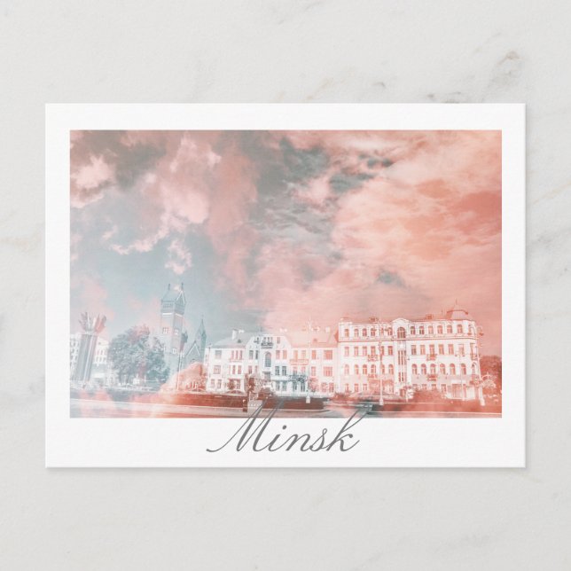 Biélorussie Minsk Architecture Carte postale (Devant)