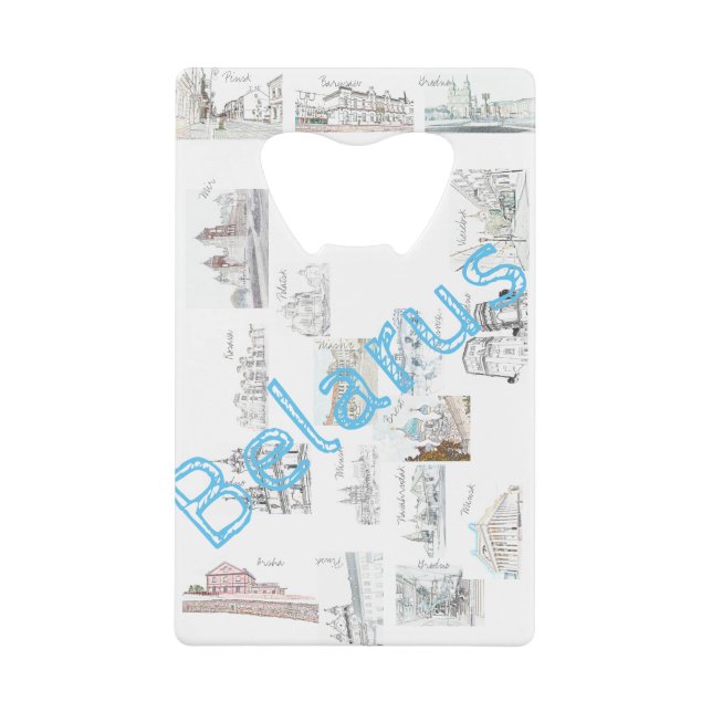 Biélorussie Minsk Brest Architecture Bottle Opener (Devant)