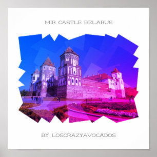 Biélorussie Mir Castle Architecture Nature Poster