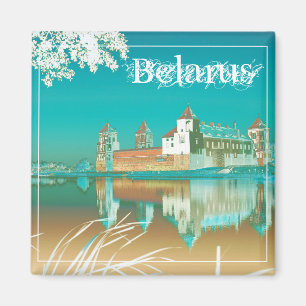 Biélorussie Mir Château Architecture Magnet Nature
