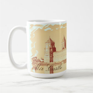 Biélorussie Mir Château Architecture Peinture Mug