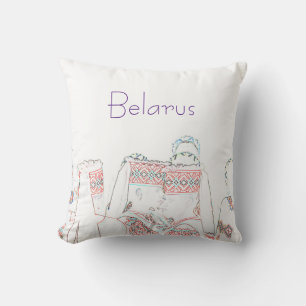 Biélorussie National Folfit Sketch Coussin de cous