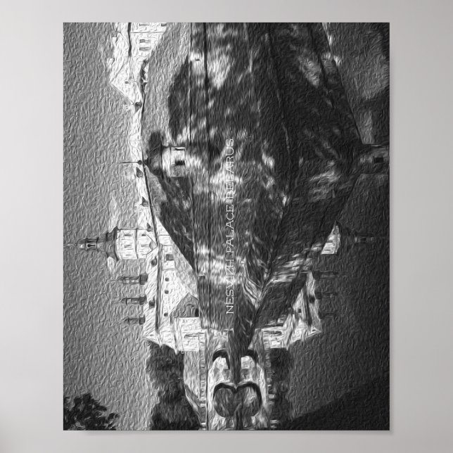 Biélorussie Palais Nesvizh Architecture Poster de  (Devant)