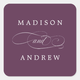 Bien aimé   Stickers de mariage personnalisés