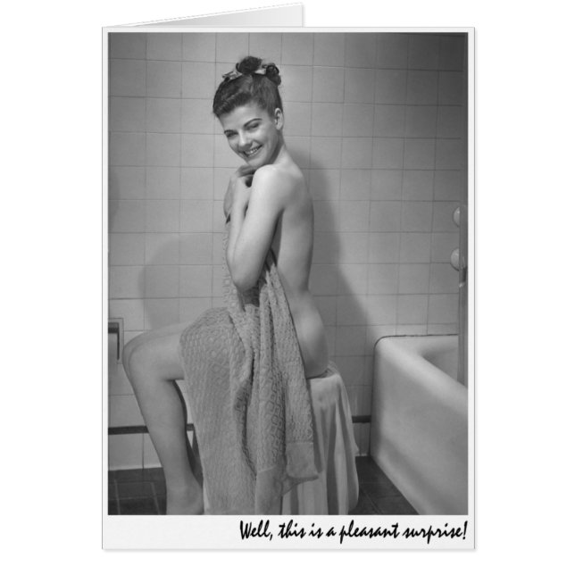 "Bien, c'est une surprise agréable ! " (Devant)