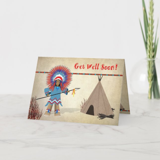 Bien - Enfants - Carte Amusante Indienne (Devant)