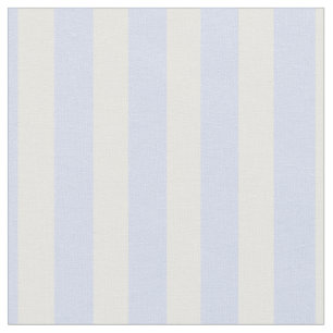 Biender Baby Blue Pale Sky Blue and White Strip Stoff