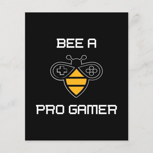 Biene A Pro Gammer Design Flyer (Vorne)