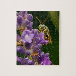 Biene auf Blume Jigsaw Puzzle