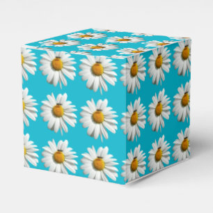 Biene auf Daisy Alaskan Summer Nature Foto Geschenkschachtel