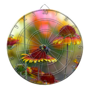 Biene auf Gaillardia Dartscheibe
