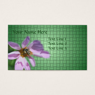 Biene auf rosa Kosmos Blume Natur