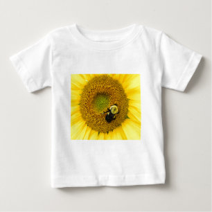 Biene auf Sonnenblume Baby T-shirt