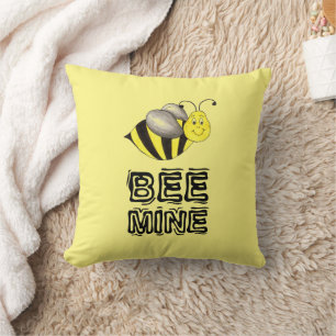 Biene be be mine Valentine's Day Liebe Honey Humme Kissen