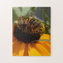 Biene bei der Arbeit - 11 x 14 Foto-Puzzlespiel