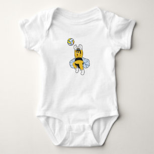 Biene beim Volleyball Sports Baby Strampler