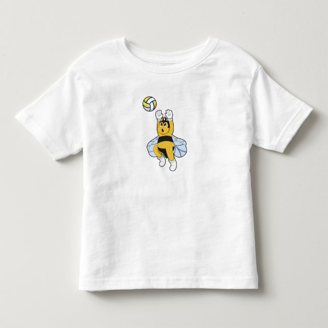 Biene beim Volleyball Sports Kleinkind T-shirt (Vorderseite)