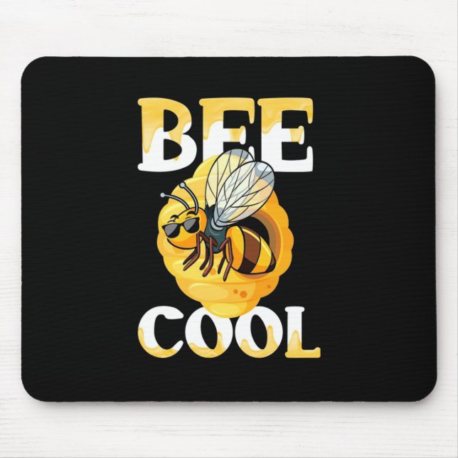 Biene Cool Mousepad (Vorne)