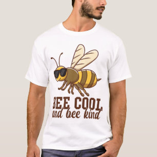 Biene Cool und Biene freundlich Niedlich Biene Fun T-Shirt