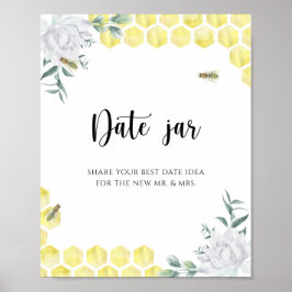 Biene - datiert Nacht Ideen. Date Jar Bridgame Poster
