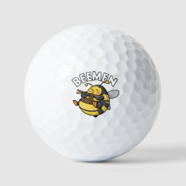 Biene Eating Ramen = BEEMEN Golfball