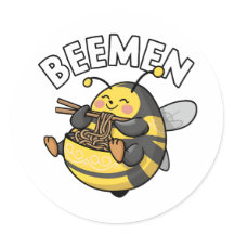 Biene Eating Ramen = BEEMEN