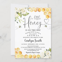 Biene eine kleine Honey-Baby-Dusche Einladung