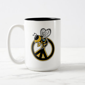 BIENE FRIEDEN  ZWEIFARBIGE TASSE