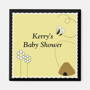 BIENE GLÜCKLICHER Babyparty-Bevorzugungs-Magnet Magnet