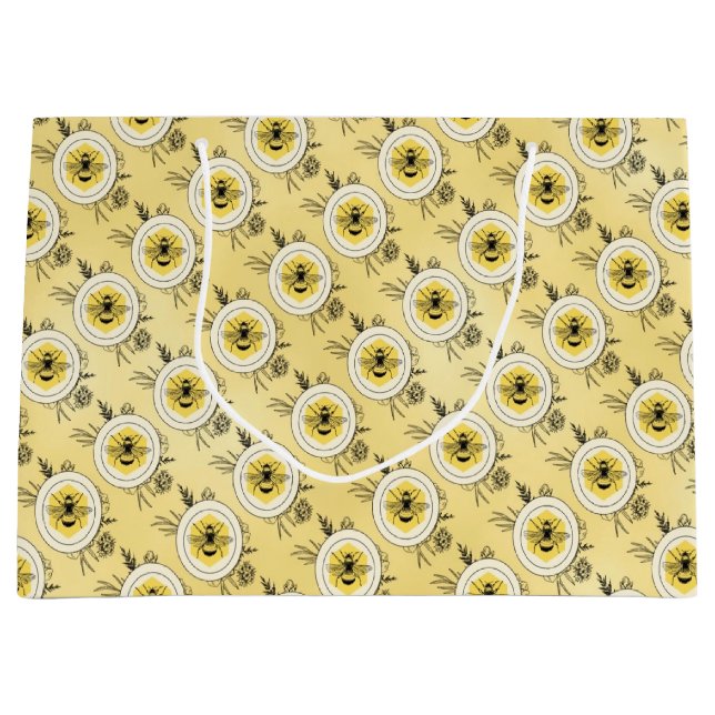 Biene Große Geschenktüte (Vorderseite)