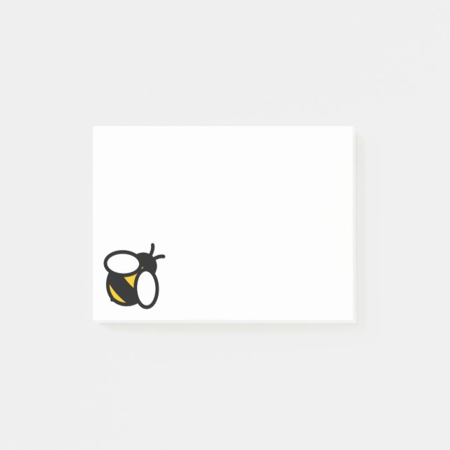 Biene, Honigbiene, Hummel Post-it Klebezettel (Vorderseite)