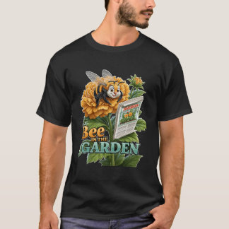 Biene im Garten Lustige Hummelblume T-Shirt