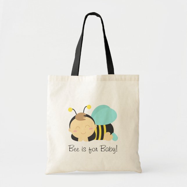 Biene ist für Baby, Hummel-Biene für Mama Tragetasche (Vorne)