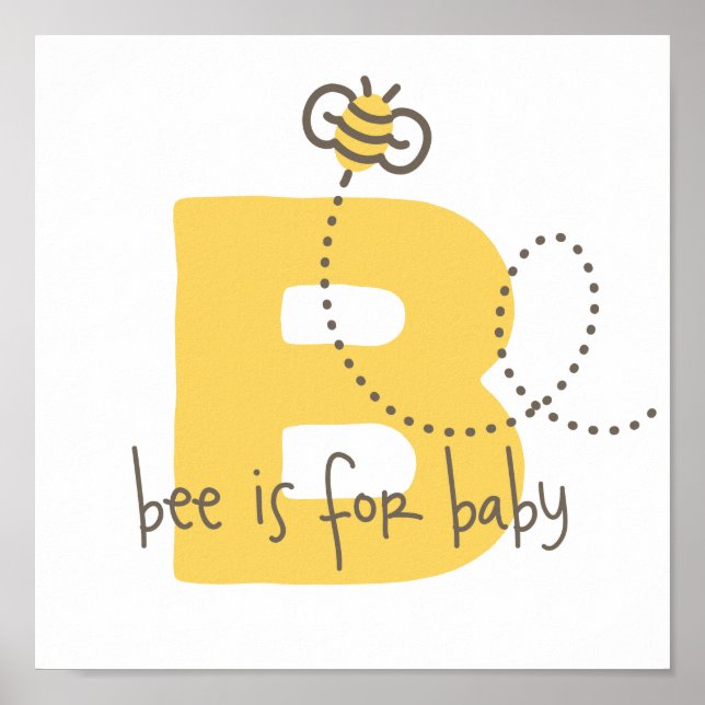 Biene ist für Baby Poster - Baby Room Decke (Vorne)