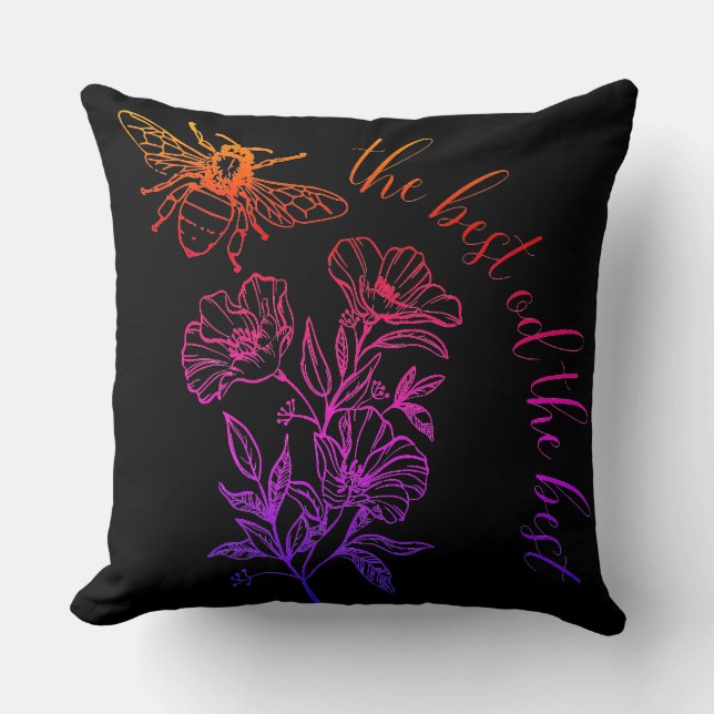 Biene Kissen (Vorderseite)